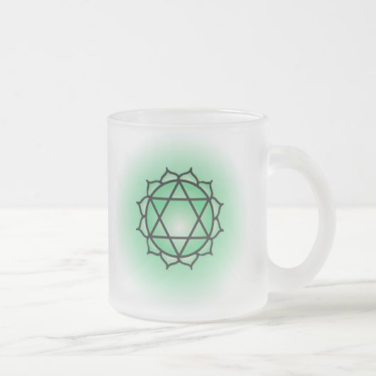 Heart Chakra Glass Mok (Rechts)