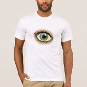 Heart Chakra Green Eye T-shirt (Voorkant)