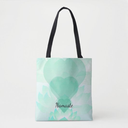 Heart Chakra Lotus Namaste Tas 2 (Voorkant)