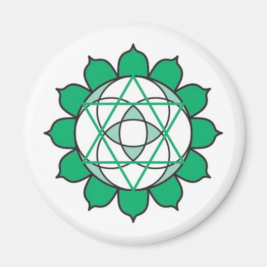 Heart Chakra Magnet (Voorkant)