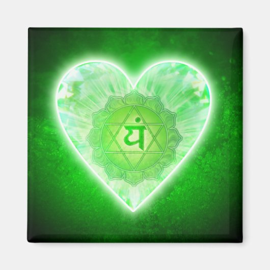 Heart Chakra magnet (Voorkant)