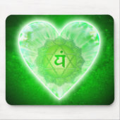 Heart Chakra Mousepad Muismat (Voorkant)