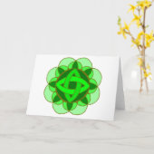 "Heart Chakra openen" Opmerkingskaart Kaart (Gele Bloem)