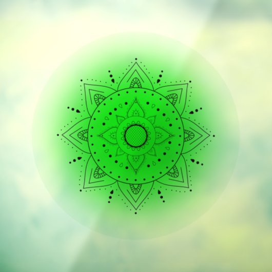 Heart Chakra Raamsticker (Vel 3)
