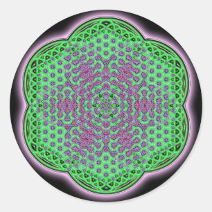Heart Chakra Ronde Sticker