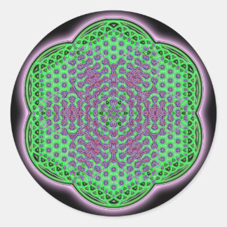Heart Chakra Ronde Sticker