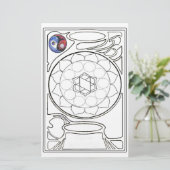 Heart Chakra Stationery Briefpapier (Staand voorkant)