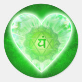 Heart Chakra stickers (Voorkant)