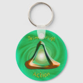 Heart Chakra - Symbool of Action Sleutelhanger (Voorkant)