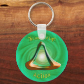 Heart Chakra - Symbool of Action Sleutelhanger (Voorkant)