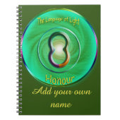 Heart Chakra - Symbool van het Notitieboek van de  (Voorkant)