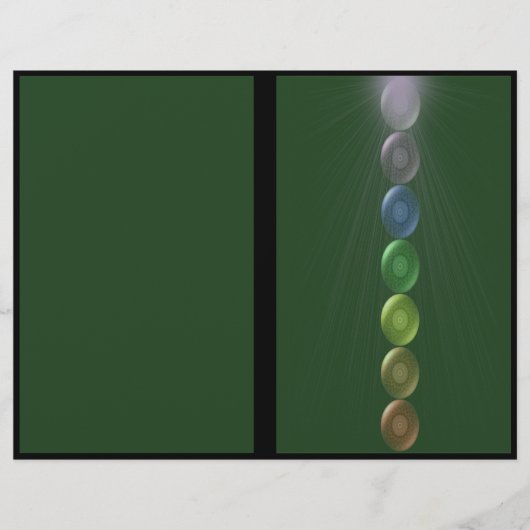 Heart Chakra Tri Fold Brochure Flyer (Voorkant)