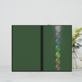 Heart Chakra Tri Fold Brochure Flyer (Staand voorkant)