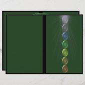 Heart Chakra Tri Fold Brochure Flyer (Voorkant / Achterkant)