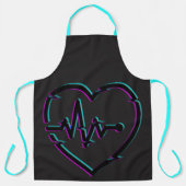 Heart Check All-Over Print Schort (Voorkant)