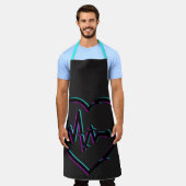 Heart Check All-Over Print Schort (Gedragen)