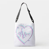 Heart Check All-Over-Print Tas (Achterkant)