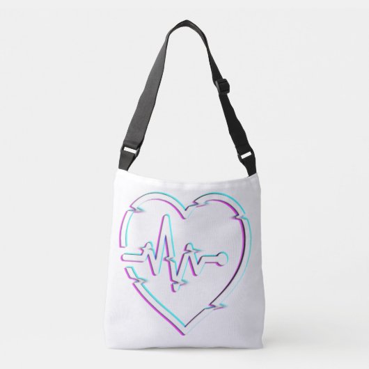 Heart Check All-Over-Print Tas (Voorkant)