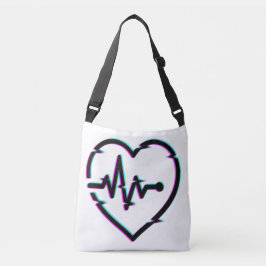 Heart Check All-Over-Print Tas