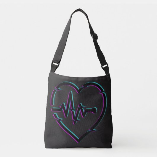 Heart Check All-Over-Print Tas (Voorkant)