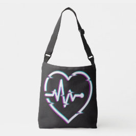 Heart Check All-Over-Print Tas