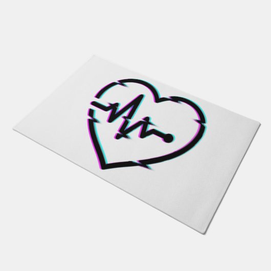 Heart Check Deurmat (Schuin)