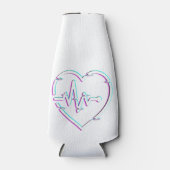 Heart Check Foam Bottle Cooler (Voorkant)