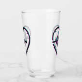 Heart Check Glass Cup Glas (Links)