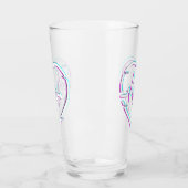 Heart Check Glass Cup Glas (Links)
