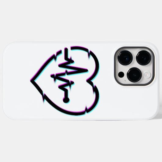 Heart Check iPhone / iPad hoesje (Achterkant (horizontaal))