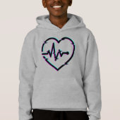 Heart Check Kinderen Pullover Hoodie (Voorkant)