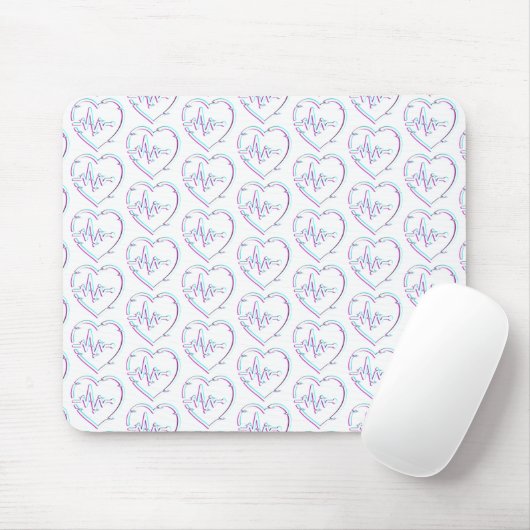 Heart Check Mousepad Muismat (Met muis)