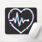 Heart Check Mousepad Muismat (Met muis)