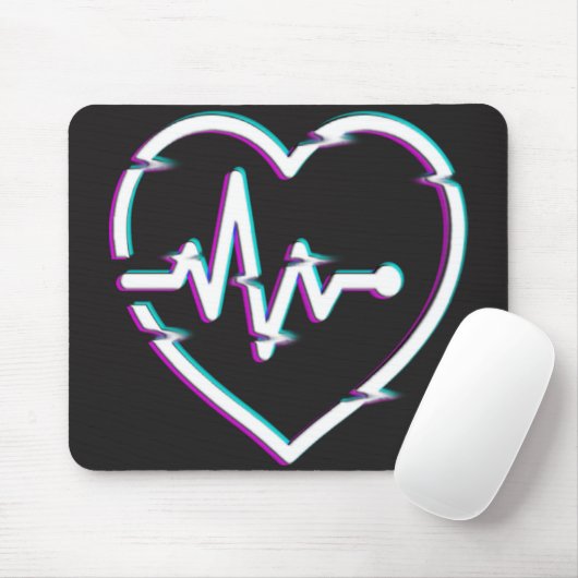 Heart Check Mousepad Muismat (Met muis)