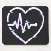 Heart Check Mousepad Muismat (Voorkant)