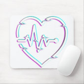 Heart Check Mousepad Muismat (Met muis)