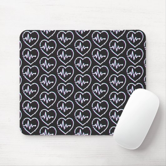 Heart Check Mousepad Muismat (Met muis)
