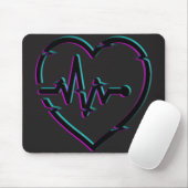 Heart Check Mousepad Muismat (Met muis)