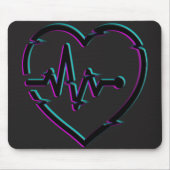 Heart Check Mousepad Muismat (Voorkant)