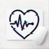 Heart Check Mousepad Muismat (Met muis)