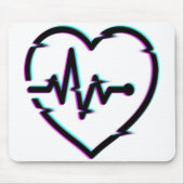 Heart Check Mousepad Muismat (Voorkant)