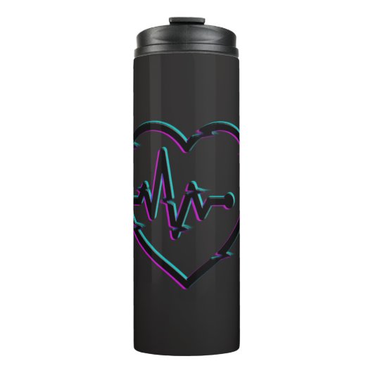 Heart Check Thermal Tumbler Thermosbeker (Voorkant)