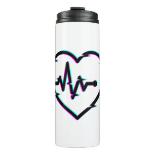 Heart Check Thermal Tumbler Thermosbeker