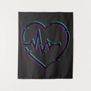 Heart Check wandtapijt Wandkleed