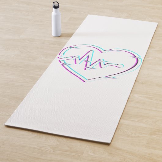 Heart Check Yoga Mat (In situ)