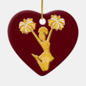  Heart Cheerleader Ornament Gifts (Achterkant)
