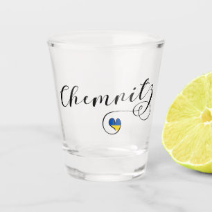 Heart Chemnitz, I Love Chemnitz, Duitsland Shot Glas