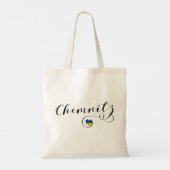 Heart Chemnitz, I Love Chemnitz, Duitsland Tote Bag (Achterkant)