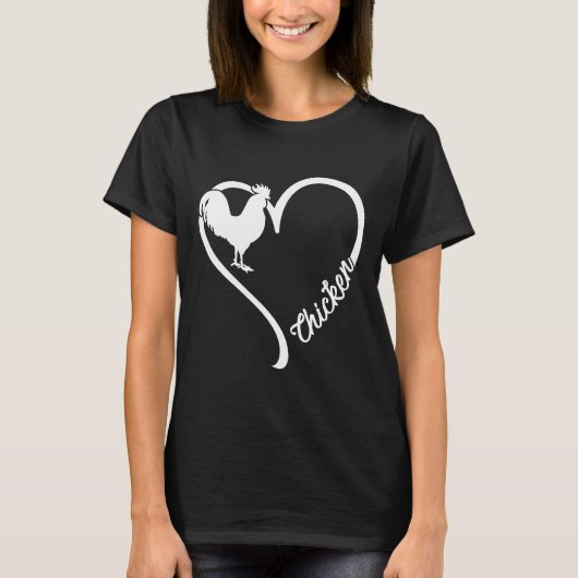Heart Chicken T-shirt (Voorkant)