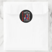 Heart Child Awareness BA Ronde Sticker (Tas)